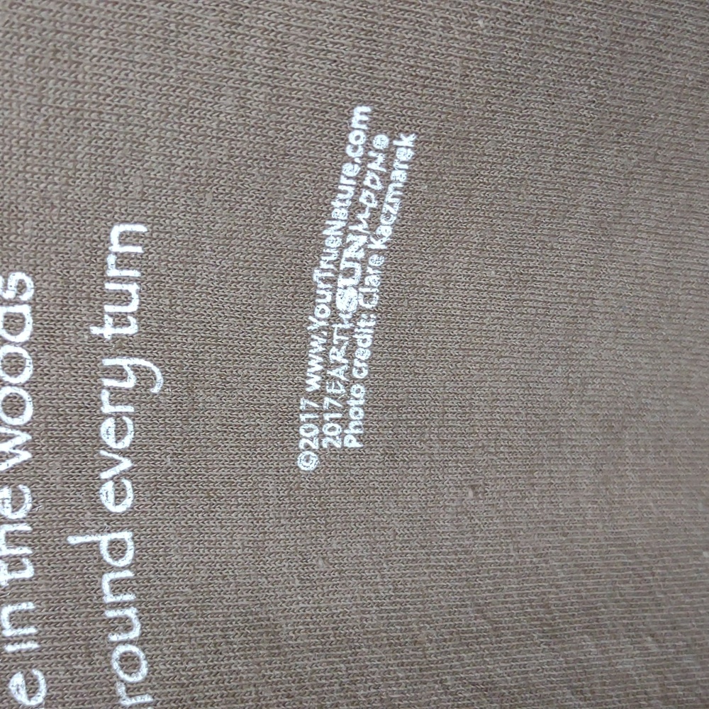 Gildan Advice From Nature - Ohiopyle State Park Cotton Brown SS Graphic Tee NWT - Picture 4 of 15